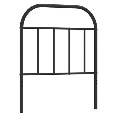 Tête de lit métal noir 75 cm
