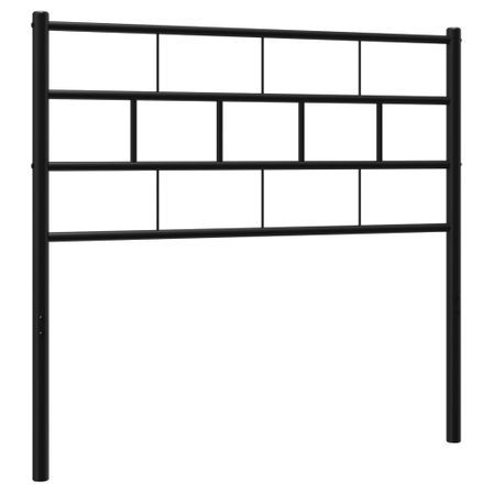 Tête de lit métal noir 80 cm