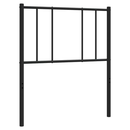 Tête de lit métal noir 80 cm