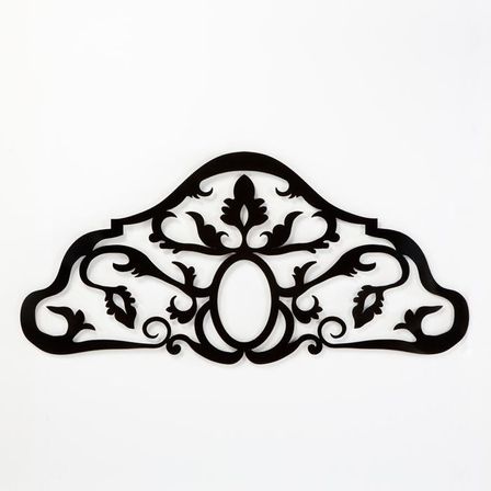 Tête de lit moderne métal noir Vianes 165