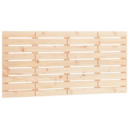 Tête de lit murale 146x3x63 cm Bois massif de pin