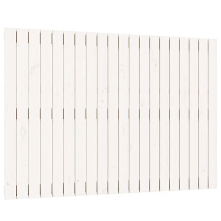 Tête de lit murale Blanc 127,5x3x90 cm Bois massif de pin