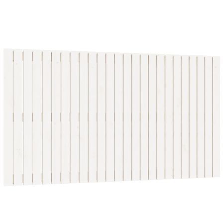 Tête de lit murale Blanc 159,5x3x90 cm Bois massif de pin