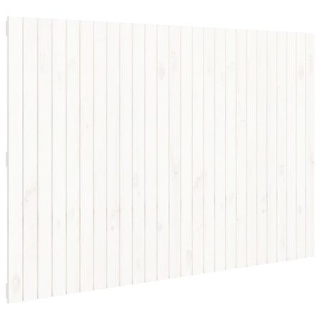 Tête de lit murale Blanc 166x3x110 cm Bois massif de pin