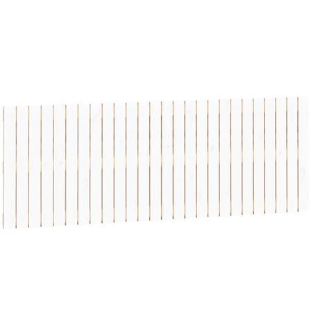 Tête de lit murale Blanc 166x3x60 cm Bois massif de pin