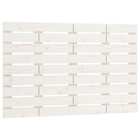 Tête de lit murale Blanc 81x3x63 cm Bois massif de pin