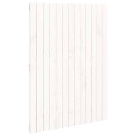 Tête de lit murale Blanc 82,5x3x110 cm Bois massif de pin