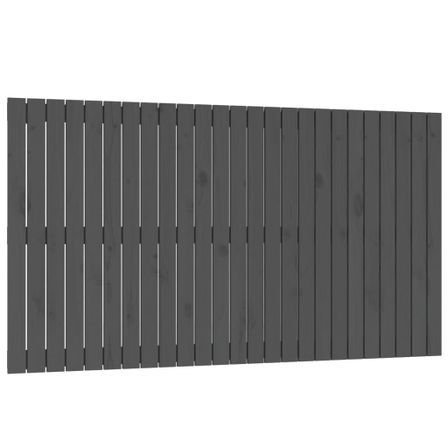 Tête de lit murale Gris 159,5x3x90 cm Bois massif de pin