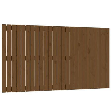 Tête de lit murale Marron miel 159,5x3x90 cm Bois massif de pin