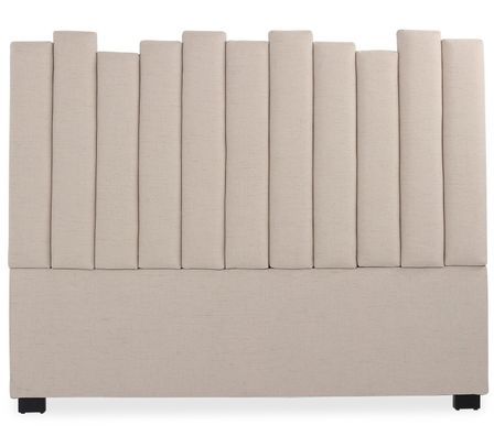 Tête de lit tissu beige Avenel 160 cm