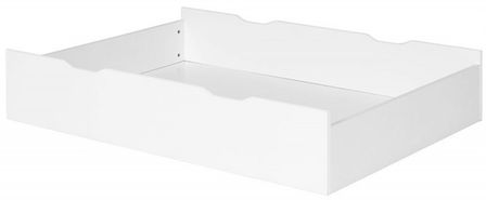 Tiroir de lit évolutif bois blanc Junior Provence 140 cm