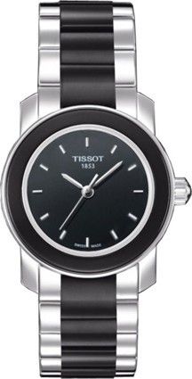 Tissot - Ceramic Round D Qtz Acc Brc Q.nero Ind T0642102205100
