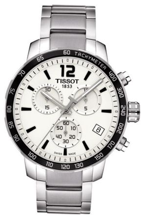 Tissot Quikster - Quartz - S/s - Gent - Chrono- Tachymetre - Bracialet - Data - Swiss Made T0954171103700