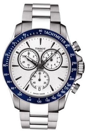 Tissot v8 - Chrono - S/s - Rubber Strap - Swiss Made T1064171103100