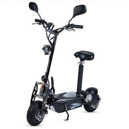 Trottinette électrique homologuée route avec siége Cyker 800W noir - 40 km/h