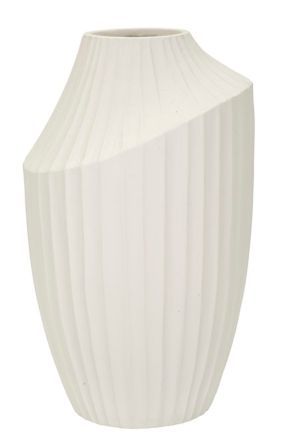 Vase décoratif céramique mate relief moderne ARY