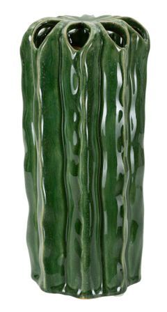 Vase décoratif effet cactus design compact Carla
