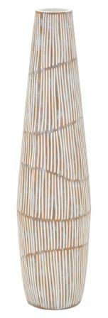 Vase en résine hanoi cm ø 17x68,5 (trou cm ø 6)