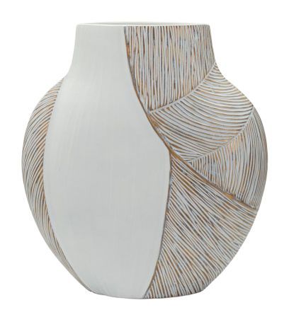 Vase en résine ho chi minh 35 x 13,5 x 37,5 cm (trou 16 x 6 cm)