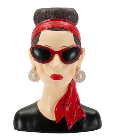 Vase femme hollywood -b- cm 21x16x27