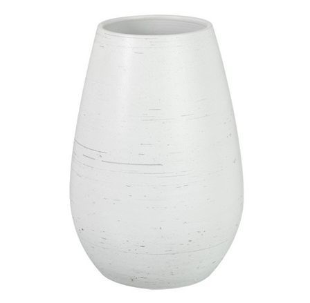 Vase lisse céramique blanche Bialli - Lot de 2