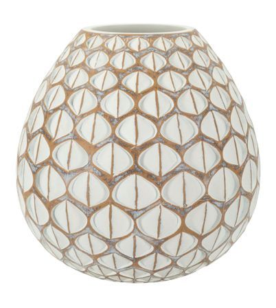 Vase résine décoratif géométrique moderne TIBET
