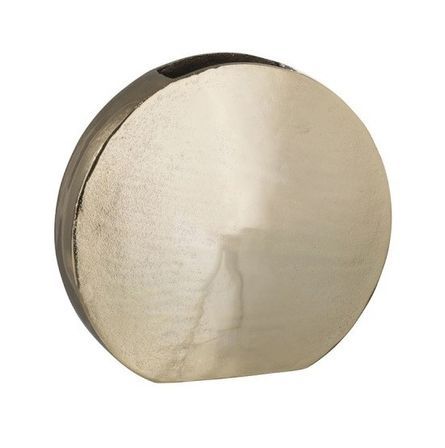 Vase rond métal doré Narsh 30 cm - Lot de 2