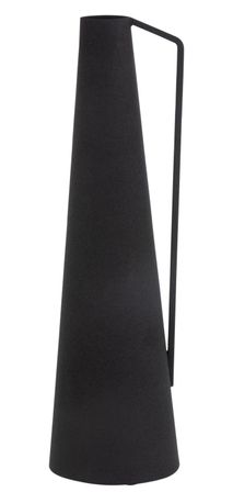 Vase rond métal noir Yann D 10 cm