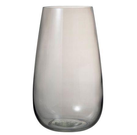 Vase verre gris Cintee H 40 cm - Lot de 2