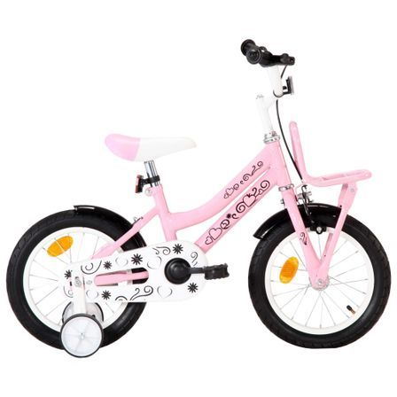 Vélo pour enfant rose et noir 14 pouces Crossy