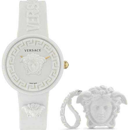 Versace Medusa Pop 3h + Versace White Silicon Purse VE6G00123
