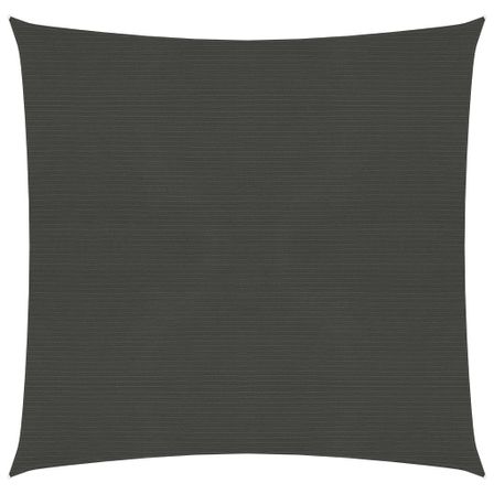 Voile d'ombrage 160 g/m² Anthracite 2,5x2,5 m PEHD
