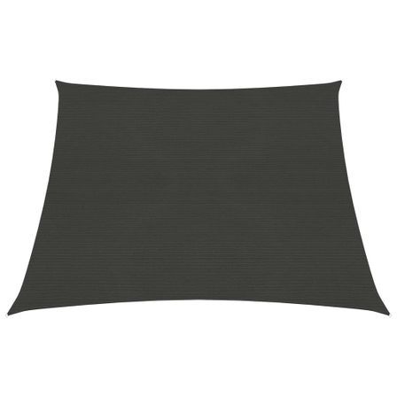 Voile d'ombrage 160 g/m² Anthracite 4/5x4 m PEHD