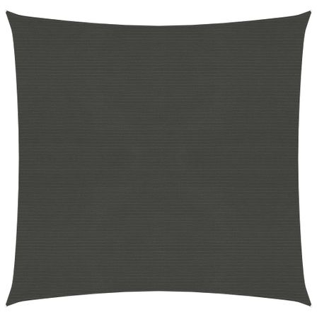 Voile d'ombrage 160 g/m² Anthracite 5x5 m PEHD