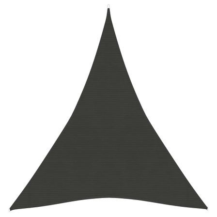 Voile d'ombrage 160 g/m² Anthracite 5x6x6 m PEHD
