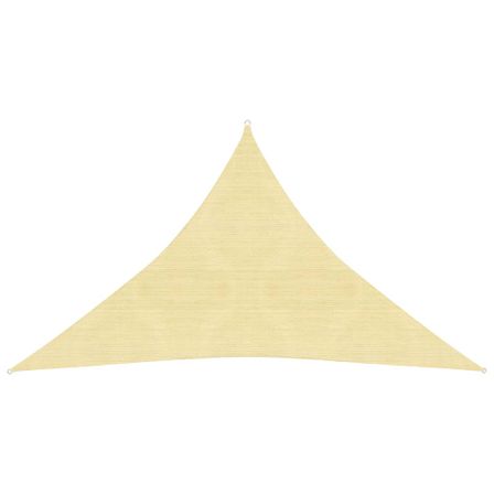 Voile d'ombrage 160 g/m² Beige 3x3x4,2 m PEHD