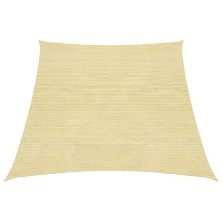 Voile d'ombrage 160 g/m² Beige 4/5x3 m PEHD