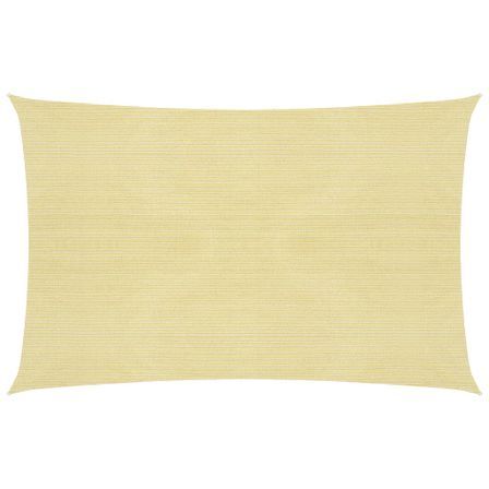 Voile d'ombrage 160 g/m² Beige 4x5 m PEHD