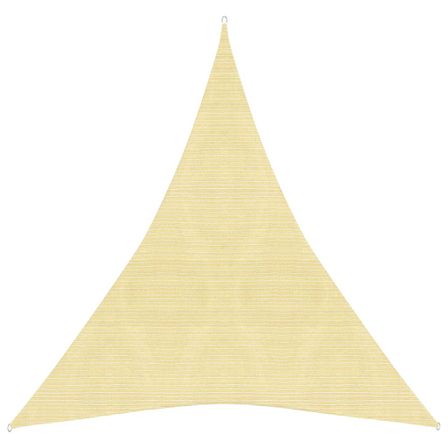 Voile d'ombrage 160 g/m² Beige 4x5x5 m PEHD