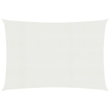 Voile d'ombrage 160 g/m² Blanc 2,5x3,5 m PEHD
