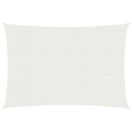 Voile d'ombrage 160 g/m² Blanc 2,5x3 m PEHD