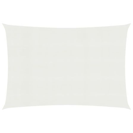 Voile d'ombrage 160 g/m² Blanc 2x4,5 m PEHD