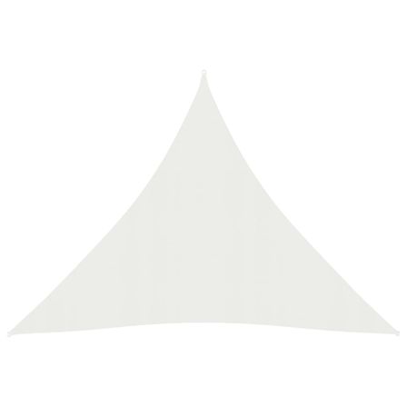 Voile d'ombrage 160 g/m² Blanc 3x3x3 m PEHD