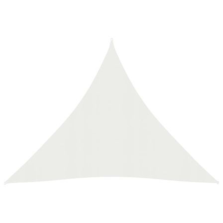 Voile d'ombrage 160 g/m² Blanc 4x4x4 m PEHD