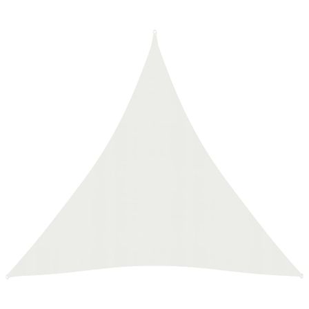 Voile d'ombrage 160 g/m² Blanc 4x5x5 m PEHD