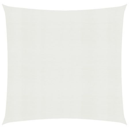 Voile d'ombrage 160 g/m² Blanc 5x5 m PEHD
