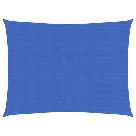 Voile d'ombrage 160 g/m² Bleu 2,5x3,5 m PEHD