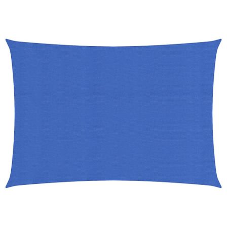 Voile d'ombrage 160 g/m² Bleu 2,5x4,5 m PEHD