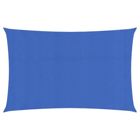 Voile d'ombrage 160 g/m² Bleu 2x5 m PEHD