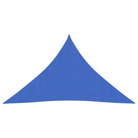 Voile d'ombrage 160 g/m² Bleu 3,5x3,5x4,9 m PEHD